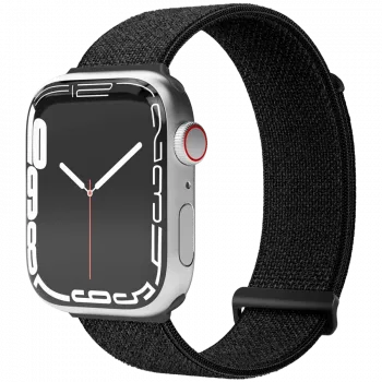 VONMÄHLEN Fitness Loop 2 correa deportiva para Apple Watch 44mm, 45mm, 46mm, 49mm - negro