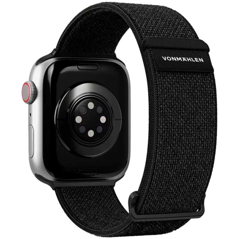 VONMÄHLEN Fitness Loop 2 correa deportiva para Apple Watch 44mm, 45mm, 46mm, 49mm - negro