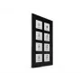 MDT BE-GTT8S.01 pulsador de cristal Plus 8 funciones negro con sensor de temperatura