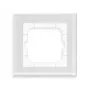 MDT marco de cristal 1 función blanco para módulos de 63mm BE-GTR163W.01