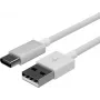 FLEXLINE FL31-13043 cable USB-A a USB-C de carga y sincronización, 2.0, ABS, blanco, 2m