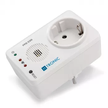 H-Tronic 1114800 Detector de corte de corriente, a batería, alarma 80 dB