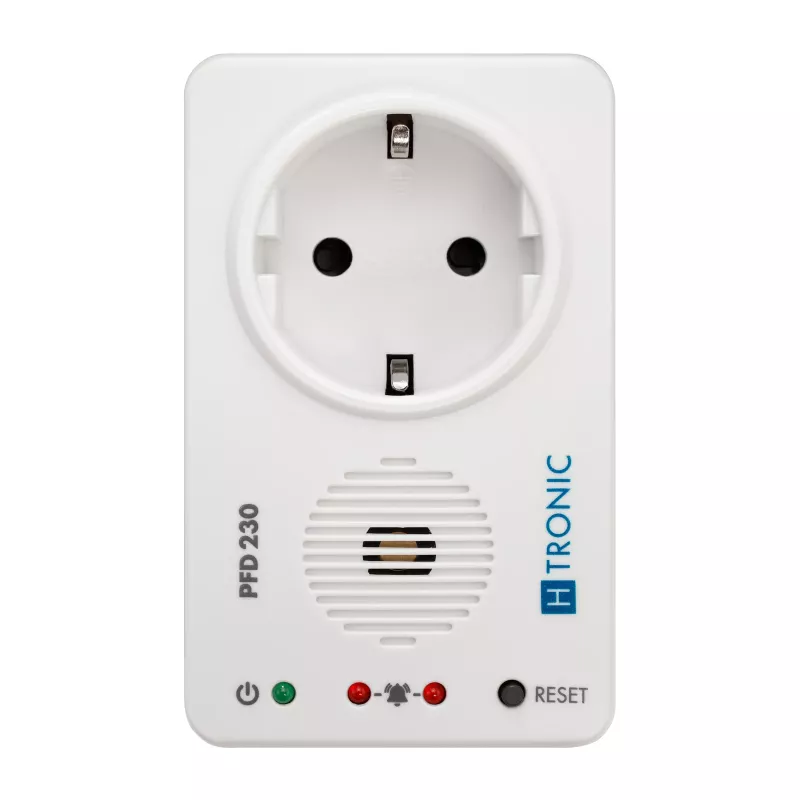 H-Tronic 1114800 Detector de corte de corriente, a batería, alarma 80 dB