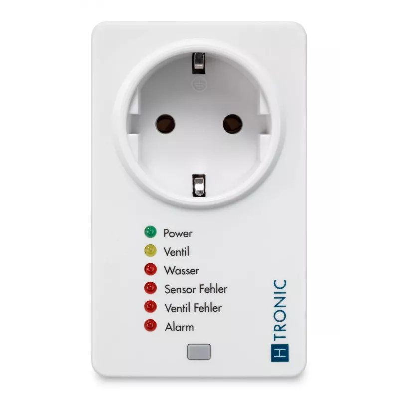 H-Tronic 1114725 Detector de agua con alimentación de red y sensor externo