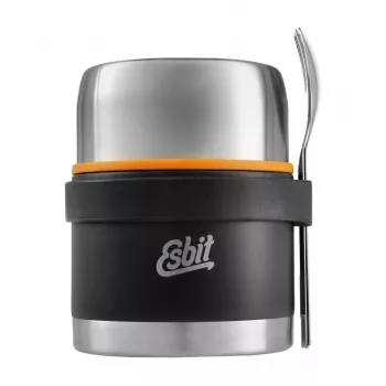 Esbit Classic termo con juego de cubiertos 0,5L – Negro