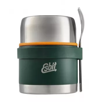 Esbit Classic termo con juego de cubiertos 0,5L Verde bosque