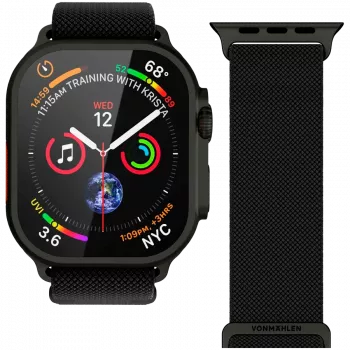 VONMÄHLEN Classic Nylon Loop 44, 45, 46, 49 mm talla única, negro