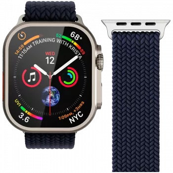 VONMÄHLEN Loop tejido para Apple Watch 40/41/42 mm, Navy