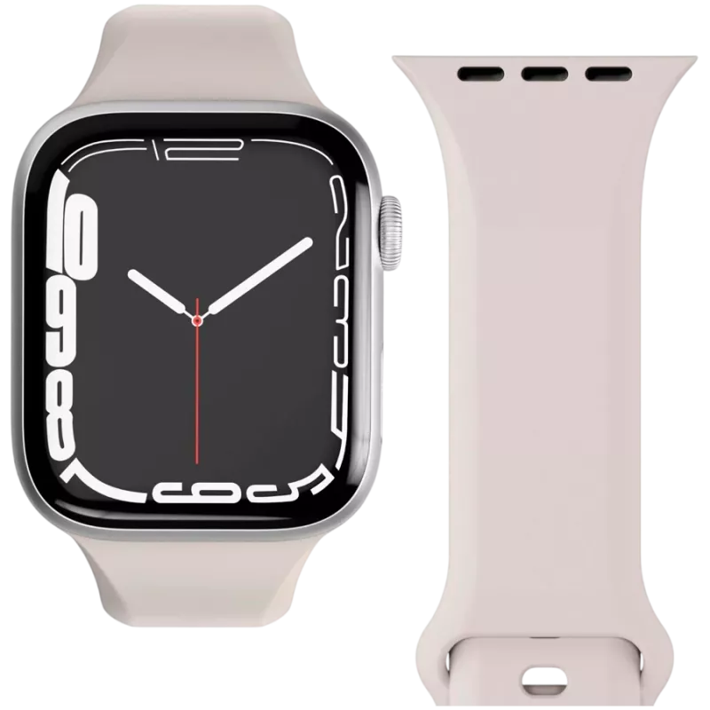 VONMÄHLEN Classic Band 2 para Apple Watch 44 mm, 45 mm, 49 mm, talla única, crema