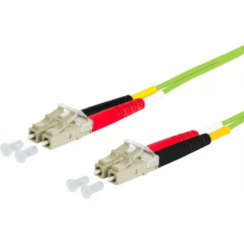 METZ CONNECT Cable de parcheo OpDAT LC-Duplex/LC-Duplex OM5 3m verde lima 151R1JOJO30E