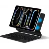 DIGISTOR HK ESR iPad Pro 13 pulgadas (M4, 2024) Funda con teclado con soporte magnético ajustable, funda protectora extraíble, serie Rebound 360, gris