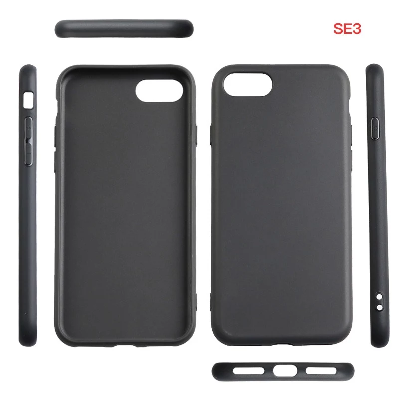 MRDISC iPhone SE 3 128 GB (2022) Funda trasera negra TPU (MG-BCIPSE22SW)