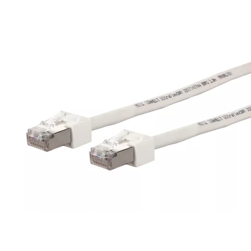 METZ BTR 13084V7588-E Cable de parcheo Ultraflex500 Cat.6A S/FTP RJ45 blanco 7,5m