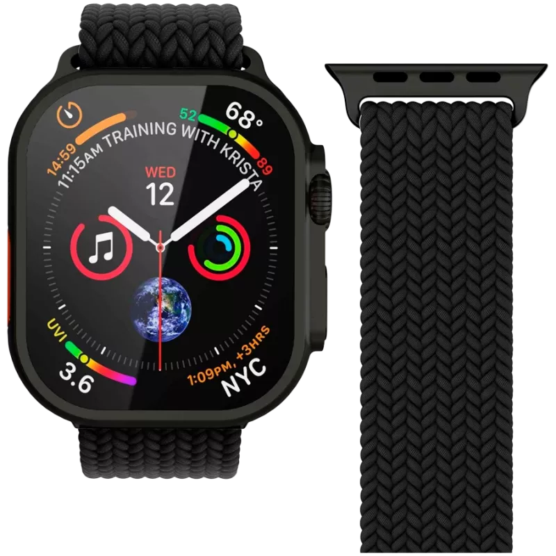 VONMÄHLEN Woven Loop 44, 45, 46, 49mm talla única, All Black