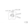 METZ CONNECT MMT361A115-0001 Conector hembra M12 5 polos codificación A conexión por tornillo ensamblable en campo, recto, IP67, acero