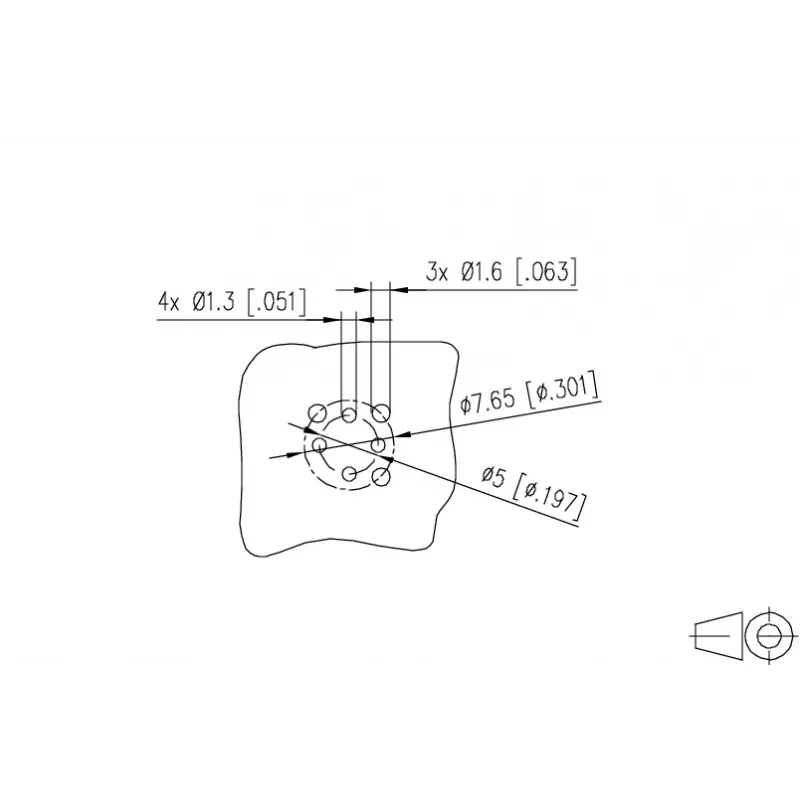 METZ CONNECT MMT361A115-0001 Conector hembra M12 5 polos codificación A conexión por tornillo ensamblable en campo, recto, IP67, acero