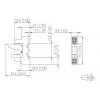 METZ Connect RM21 relé de potencia en miniatura 24 V AC 1 conmutador 16 A PCB 11051110