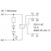METZ Connect RM21 relé de potencia en miniatura 24 V AC 1 conmutador 16 A PCB 11051110