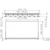 METZ CONNECT panel de conexiones de empalme 12x LC-Duplex OM4, 1U, montaje en rack de 19 pulgadas, gris 1504677512-F