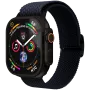 VONMÄHLEN Woven Loop para Apple Watch 44/45/46/49mm, azul marino negro