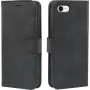 AIMOYU funda premium de cuero flip wallet para iPhone SE (2022/2020), iPhone 8/7 - negro