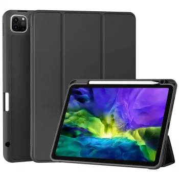 MRDISC funda flip cover para Apple iPad Pro M4 – negro TPU MG-FLIPIPADPM4