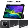 MRDISC funda flip cover para Apple iPad Pro M4 – negro TPU MG-FLIPIPADPM4