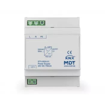 MDT STV-0024.01 alimentación de bus 4TE carril DIN 24V DC 750mA