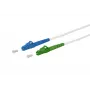 METZ CONNECT 151P7JOJA20E cable de parcheo de fibra óptica LC-S/LC-S APC OS2 monomodo, 2 m, blanco, LSZH