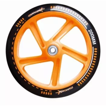 MUUWMI AU 116 patinete de aluminio 200 mm negro/naranja