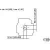 METZ MWN911A115 Conector macho/hembra M12 codificado A de 4 polos para sensor/actuador, montaje en panel, conector macho a conector hembra, IP67
