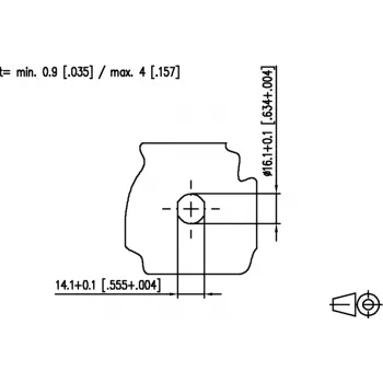 METZ MWN911A115 Conector macho/hembra M12 codificado A de 4 polos para sensor/actuador, montaje en panel, conector macho a conector hembra, IP67