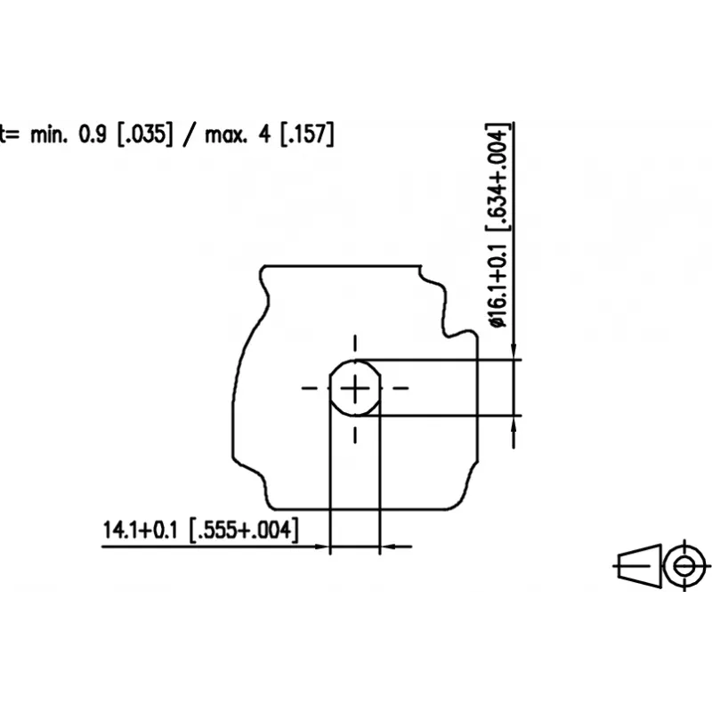 METZ MWN911A115 Conector macho/hembra M12 codificado A de 4 polos para sensor/actuador, montaje en panel, conector macho a conector hembra, IP67