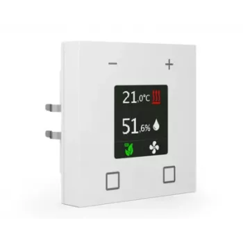 MDT SCN-RTN63S.01 Termostato KNX con pantalla TFT de 2,8 pulgadas, Studio blanco brillante