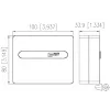 METZ BTR NETCOM OpDAT ADT Placa adaptadora vacía para 4x SC simplex / 2x LC dúplex, blanco puro 1501100000HC