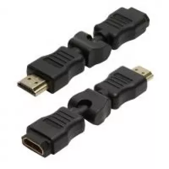 LogiLink adaptador HDMI en ángulo 270° conector macho HDMI a conector hembra HDMI 4K Negro