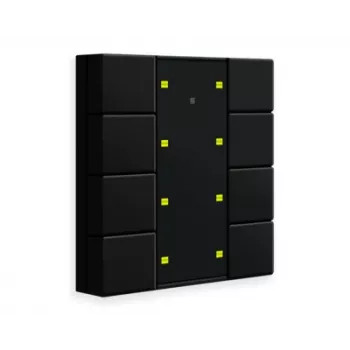 MDT BE-TA55P806.02 pulsador Plus 55 8 canales negro mate