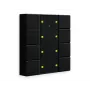 MDT BE-TA55P806.02 pulsador Plus 55 8 canales negro mate