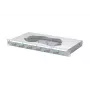 METZ CONNECT panel de parcheo de empalme 12xSC Duplex OM3, 1U, gris claro 150455BA12-F