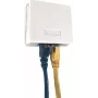 IT-BUDGET toma de red Cat.6A UTP de superficie, 2 x RJ45, blanco puro, entrada de cable horizontal, PoE+ 90ITBDDAPE