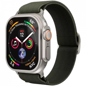 VONMÄHLEN Classic Nylon Loop 44, 45, 46, 49mm talla única, Oliva