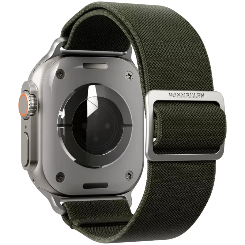 VONMÄHLEN Classic Nylon Loop 44, 45, 46, 49mm talla única, Oliva