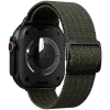 VONMÄHLEN Woven Loop para Apple Watch 40/41/42mm, Oliva Negro