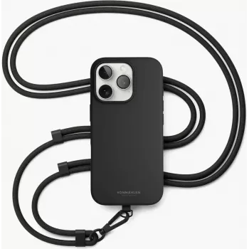 VONMAEHLEN Infinity Go cordón universal para móvil Negro – ajustable hasta 150 cm