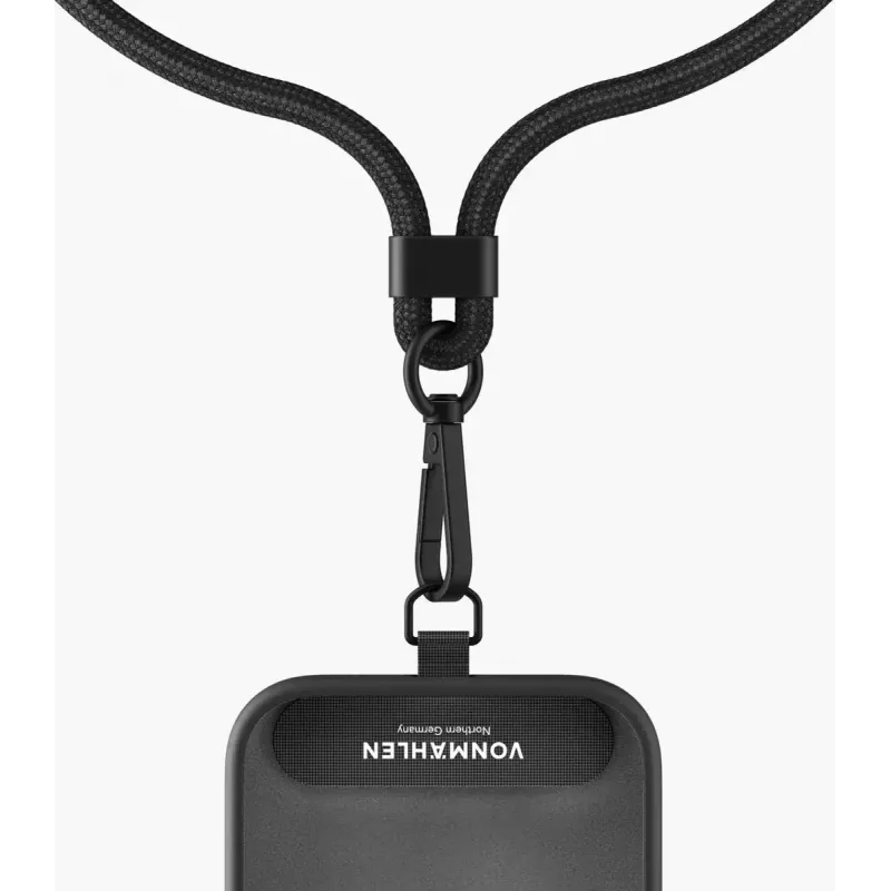 VONMAEHLEN Infinity Go cordón universal para móvil Negro – ajustable hasta 150 cm