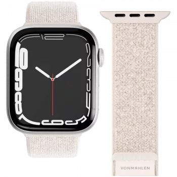 VONMÄHLEN Fitness Loop 2 correa para Apple Watch 40/41/42mm, crema