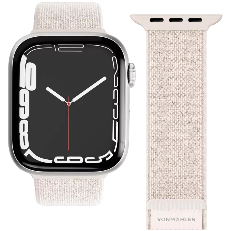 VONMÄHLEN Fitness Loop 2 correa para Apple Watch 40/41/42mm, crema