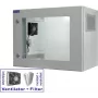 RESISTER PRO armario de red activo de 19 pulgadas, IP54/55, puerta de cristal, 9U, 600x400 mm, gris claro 99RRA19WV94GG