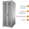 IT-BUDGET armario de servidores de 19 pulgadas SRK 42U 800x1000 mm puertas dobles perforadas gris claro 90ITB19SRK42810DTGN