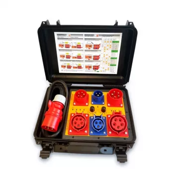 HT Instruments HT-MK4 set adaptador de medición trifásico 32A en maletín de transporte 2009870